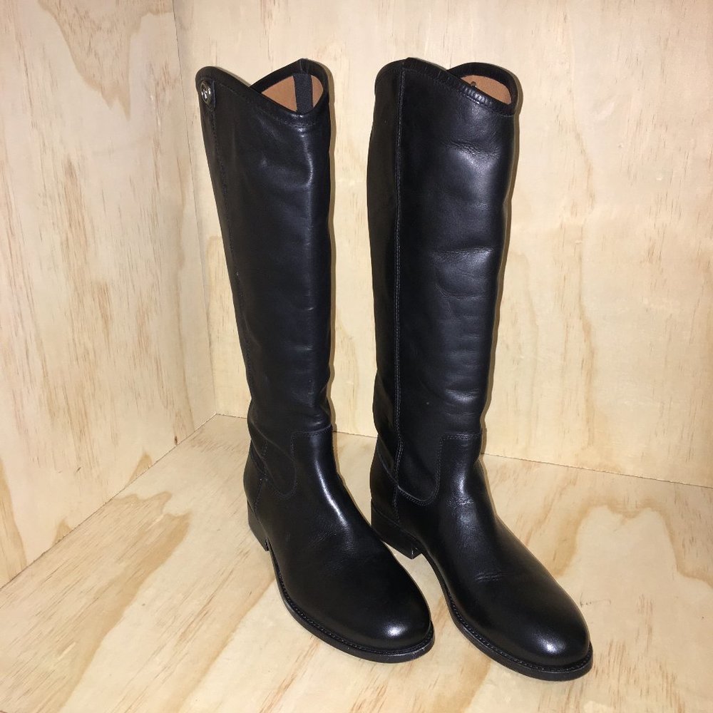 Frye Women's Melissa Button 2 Riding Boot - Picture 2 of 10